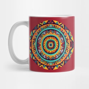 Igorot Pattern Ethnic Circle Design Mug